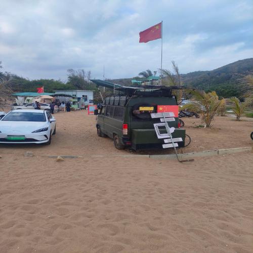 航拍南海观音蕞近的民宿(三亚南山文化旅游区一店)