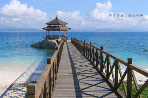 蜈支洲岛旅游风景区-情人桥